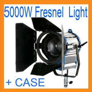5000W Fresnel Tungsten SPOT Light Lighting + CASE +BULB  