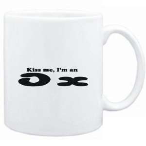  Mug White  KISS ME , I AM Ox  Zodiacs