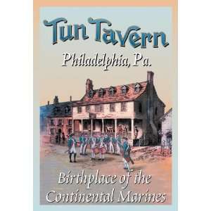  Tun Tavern 12x18 Giclee on canvas