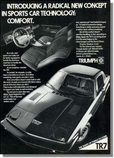 1976 Triumph TR7   Radical New Concept   Photo Car Ad  