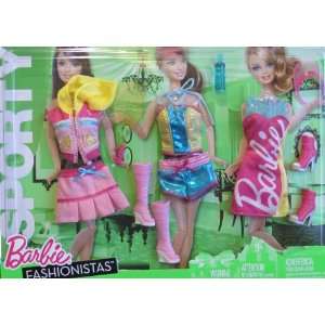    Barbie Fashionistas Sporty Tennis Fashion Clothes Set Toys & Games