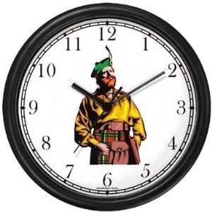  Scotsman in Kilt Wall Clock by WatchBuddy Timepieces 