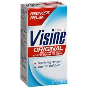  Special Pack of 5 Visine original redness reliever eye 