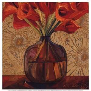   Orange Lilies   Poster by Shelly Bartek (12.5x12.5)