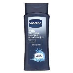  Vaseline for Men Uv Whitening Body Wash Active (220ml 
