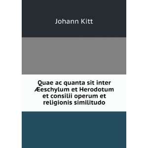   et consilii operum et religionis similitudo Johann Kitt Books