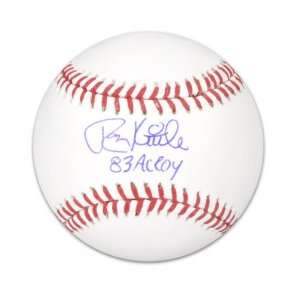  Ron Kittle Autographed Baseball  Details 1983 AL ROY 