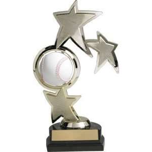  Baseball Trophies   9 inch baseball spinning ball trophy 