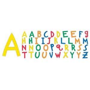   Glittered Chipooard Alphabet Letters   40PK/Primary
