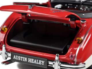   model car of Austin Healey 3000 MK 1 Red/White die cast car model by