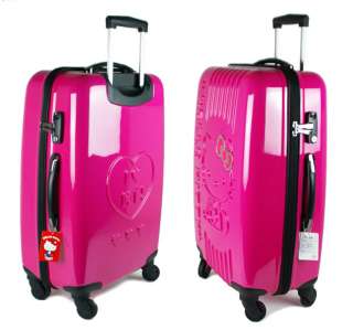Hello Kitty Travel Carry luggage bag Rose suitcase bags 24 Sanrio 