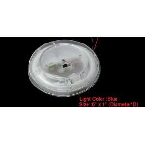  Amico Round Plate Blue Light Car Interior Roof Neon Tube 