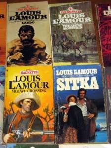 LOUIS LAMOUR LAMOUR COLLECTION 46 BOOKS PAPERBACKS  