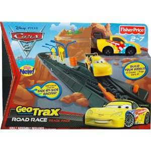 GeoTrax Disney/Pixar Cars 2 Road Race Track Pack 746775022266  