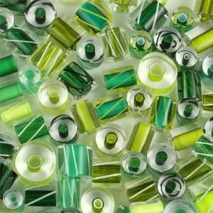  Multi Greens Furnace Glass Beads Arts, Crafts & Sewing