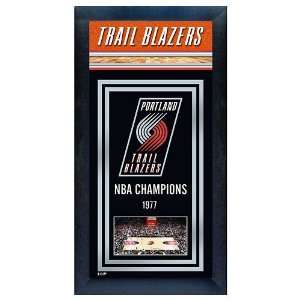  Portland Trail Blazers NBA Champions Framed Wall Art