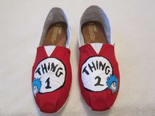 CUSTOM HAND PAINTED Toms canvas shoes flats  