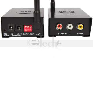 4CH Wireless Audio Video 2.4GH Sender A/V transmitter&receiver Kit 