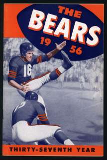 Collection of Chicago Bears Media Guides 1955 1959  