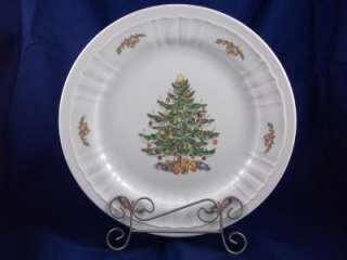 Eschenbach Porcelain Christmas Tree Holiday Chop Plate Bavaria Germany 