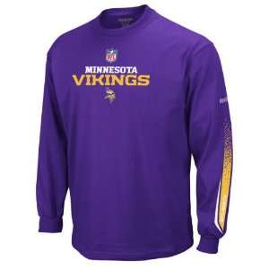  Minnesota Vikings Purple Optimus Sideline Long Sleeve T 