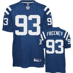 Freeney Jersey Reebok Authentic Blue #93 Indianapolis Colts Jersey 
