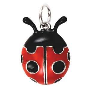  Sterling Silver Ladybug Charm Arts, Crafts & Sewing