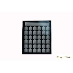  Regal Pak Paper Box W/36  (Plain) Puff Pad 8 1/2 X 7 1/4 