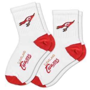  NBA Cleveland Cavaliers Kids Socks, 2 Pack, Youth Sports 