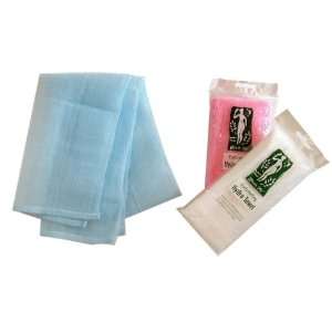 Touch Me Exfoliating Spa Bath Nylon Towel Beauty Skin Washcloth (Set 