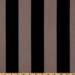  44 Wide Michael Miller Two by Two Stripe Mud Fabric By 