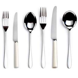  Pride Stainless Steel Ivory Handle Six piece Place Setting 