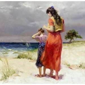 Pino Daeni   Beachwalk 