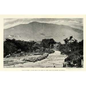  1921 Print West Andes Mountain Landscape Colombia Cali 