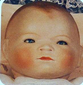 Larger Bye Lo Porcelain Doll Head Mold Bell 2254  