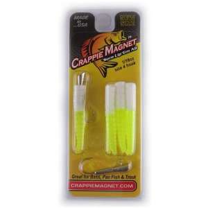  Lelands Lures Crappie Magnet Lures Color White 