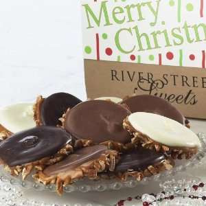 Merry Christmas Gift Box of Assorted Chocolate Bear Claws, 20oz