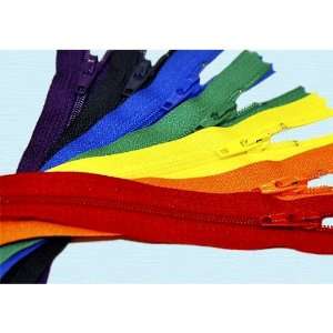  Color Zipper ~ YKK #3 Skirt & Dress Assortment of Rainbow Colors (7 