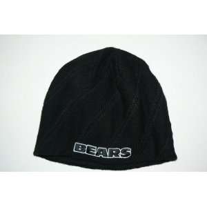   NFL Chicago Bears Black Embroidered Beanie Hat Cap