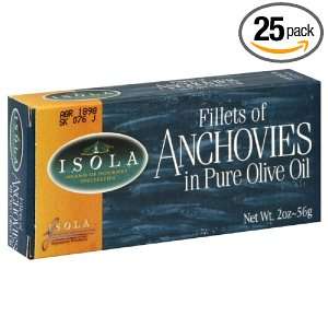 Isola Anchovy Fillets in Olive Oil Grocery & Gourmet Food