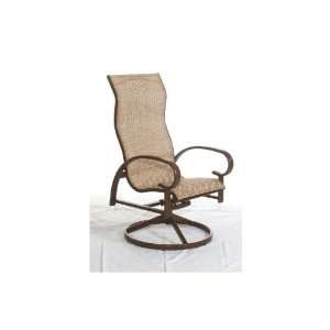   Creations Sterling High Back Sling Swivel Chair Patio, Lawn & Garden