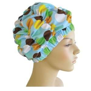   Luxury Spa/Pool/Shower Cap   Turquoise with Dots by Jane Inc. Beauty