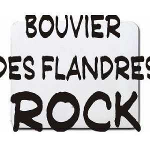  Bouvier Des Flandres Rock Mousepad