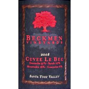  Beckmen Vineyards Cuvee Le Bec Blanc 2009 750ML Grocery 