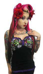 Psychobilly Pinup B Movie Horror Monster Tank Top  