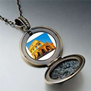  Landmark Colosseum Photo Pendant Necklace Pugster 