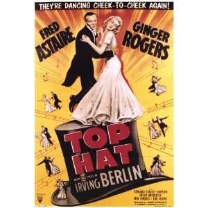  Top Hat (1935) 27 x 40 Movie Poster Style A