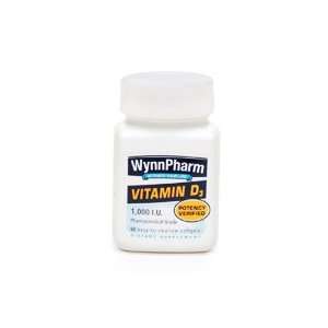  WynnPharm Vitamin D3 1,000 I.U. Easy to Swallow Softgels 