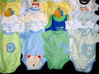 51 USED BABY BOY NEWBORN 0 3 3 6 MONTHS FALL SPRING SUMMER CLOTHES LOT 