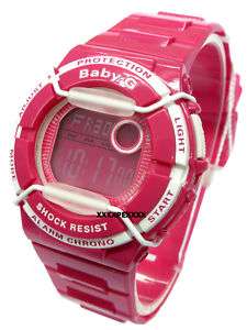 Genuine Casio Watch Pink Lady Baby G Pink BGD 120P 4DR  